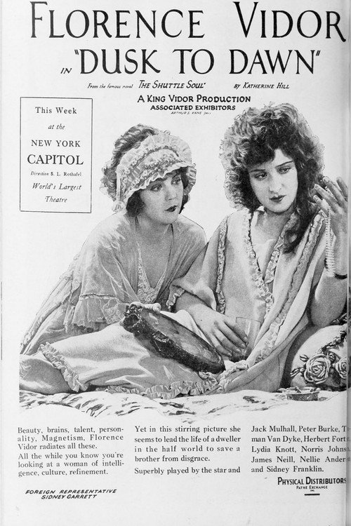 Movie poster for Dusk to Dawn (1922)