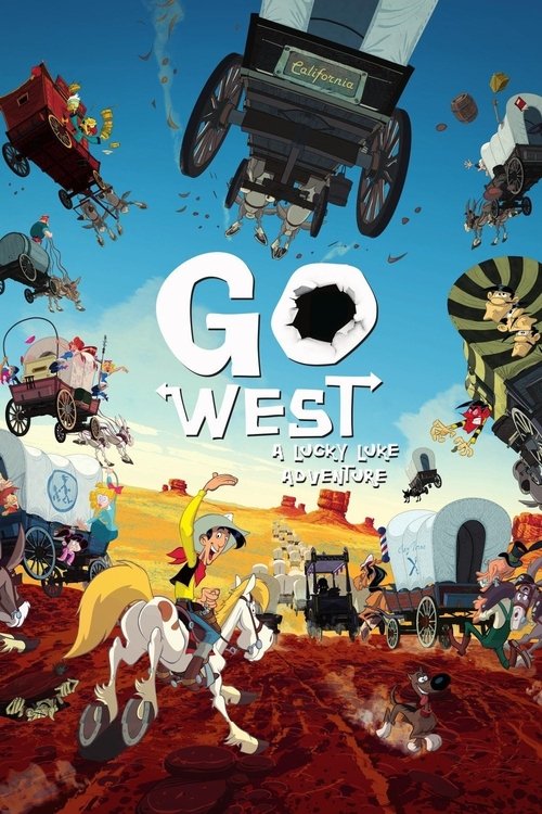 Movie poster for Go West: A Lucky Luke Adventure (2007)
