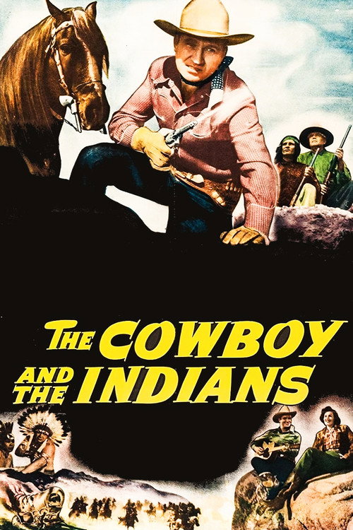 Movie poster for The Cowboy and the Indians (1949)