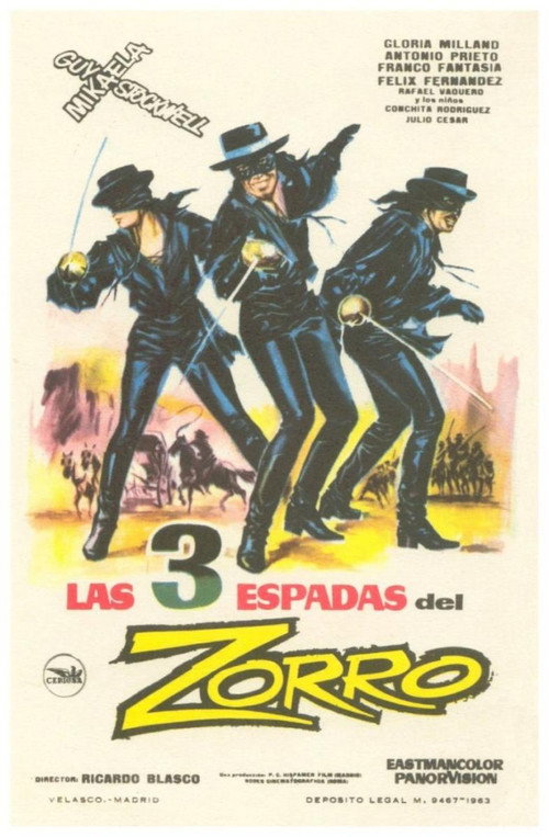 Movie poster for Sword of Zorro (1963)