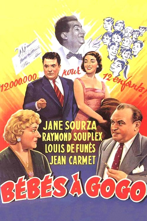 Movie poster for Babies Galore (1956)