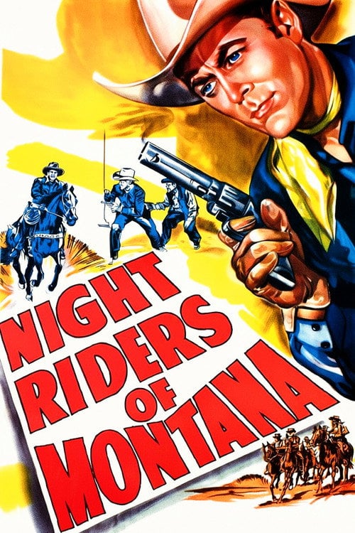 Movie poster for Night Riders of Montana (1951)