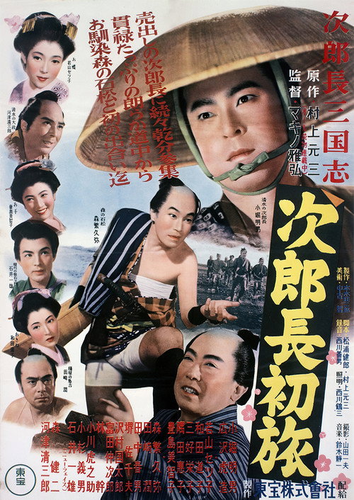 Movie poster for Jirocho Begins His Roving Life (1953)