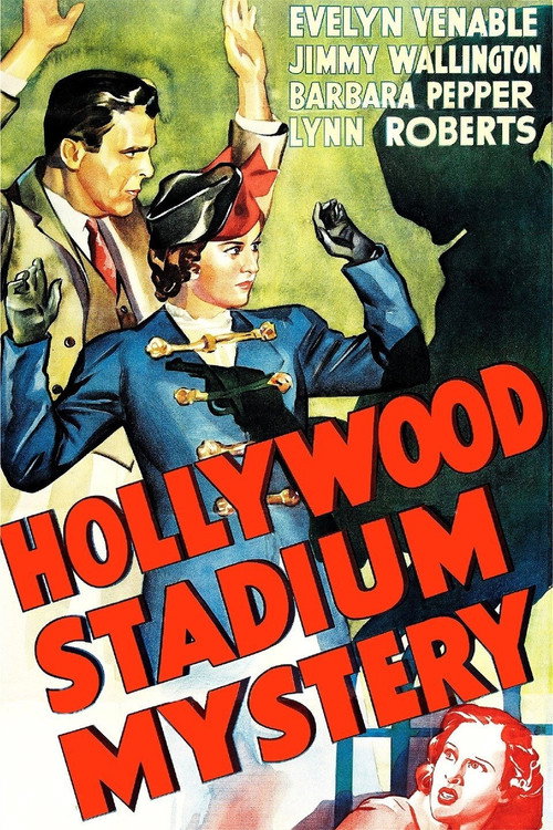 Movie poster for Hollywood Stadium Mystery (1938)