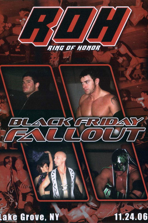 Movie poster for ROH: Black Friday Fallout (2006)