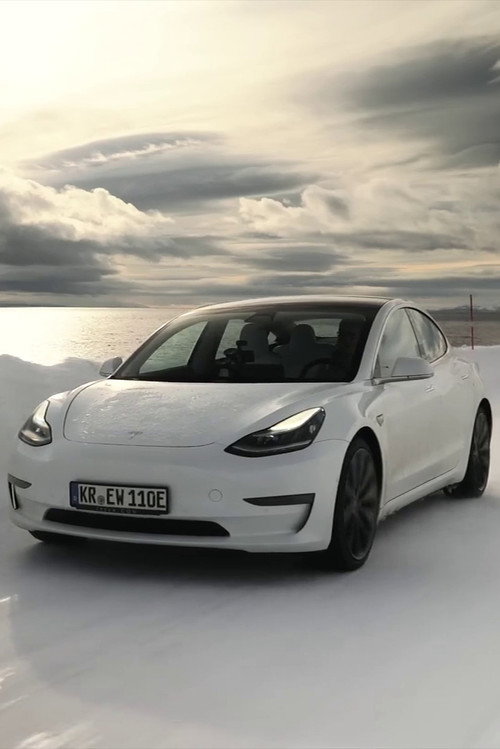 Movie poster for Tesla Model 3 vs. Diesel-SUV vs. Nordkap im Winter!