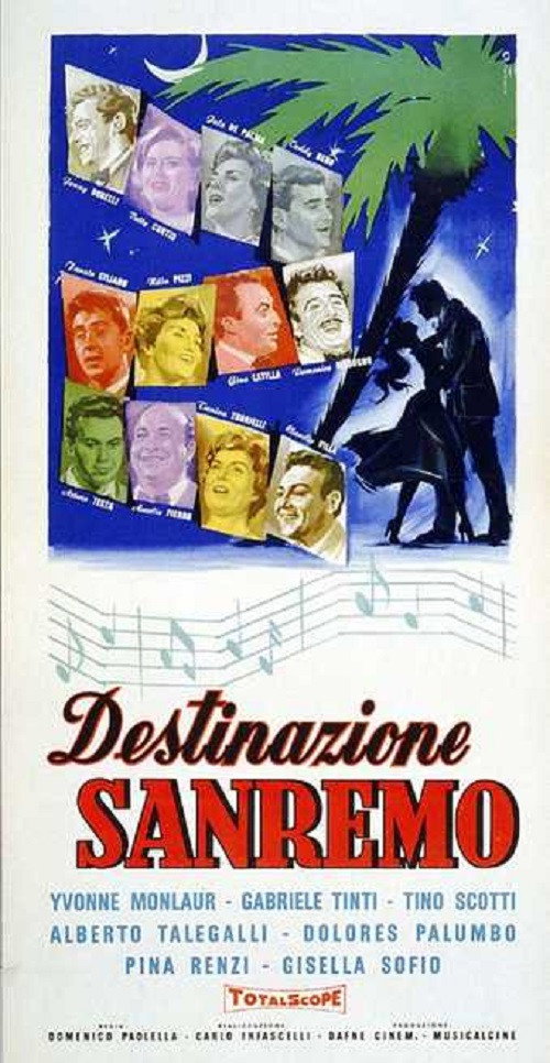 Movie poster for Destinazione Sanremo (1959)