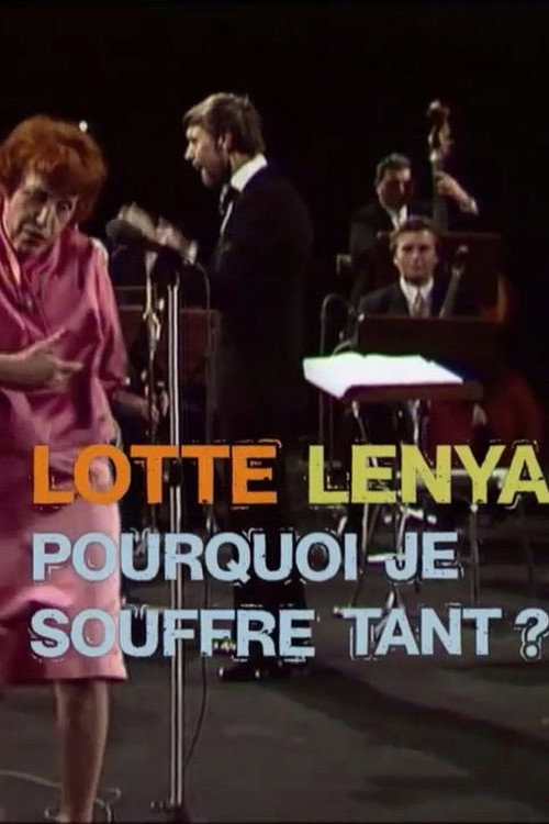 Movie poster for Lotte Lenya - Warum bin ich nicht froh? (2021)