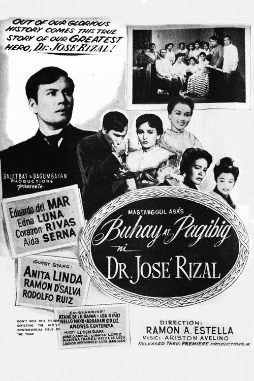 Movie poster for Ang Buhay at Pag-ibig ni Dr. Jose Rizal (1956)