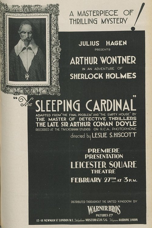 Movie poster for The Sleeping Cardinal (1931)