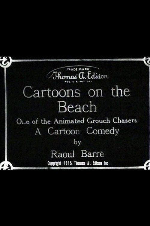 Movie poster for Cartoons on the Beach (1915)