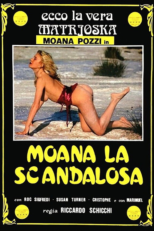 Movie poster for Moana, La Scandalosa (1988)