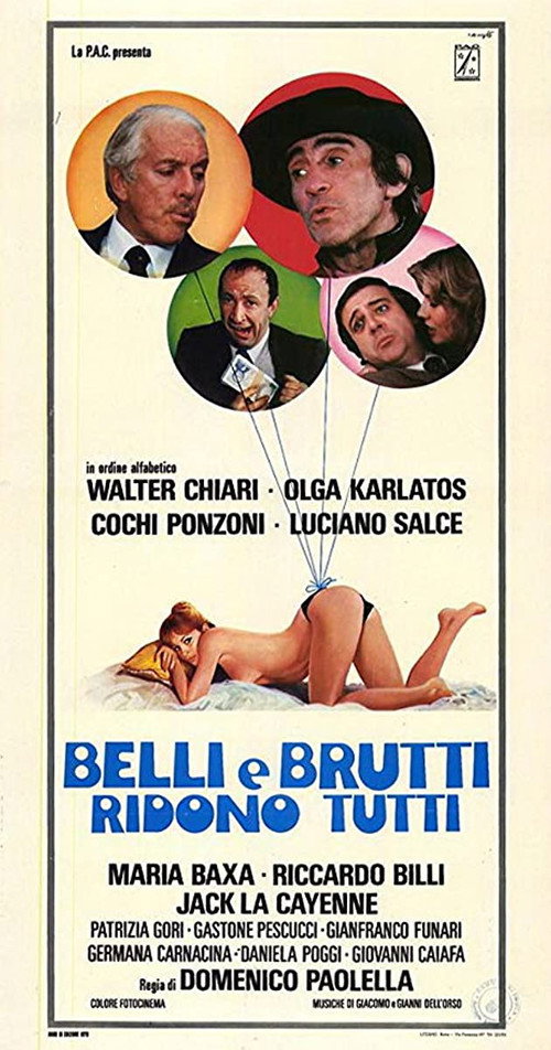 Movie poster for Belli e brutti ridono tutti (1979)