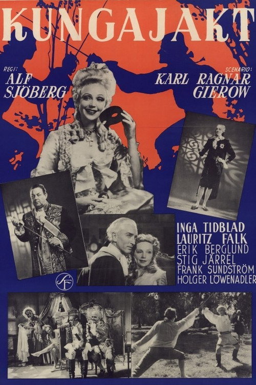 Movie poster for Kungajakt (1944)