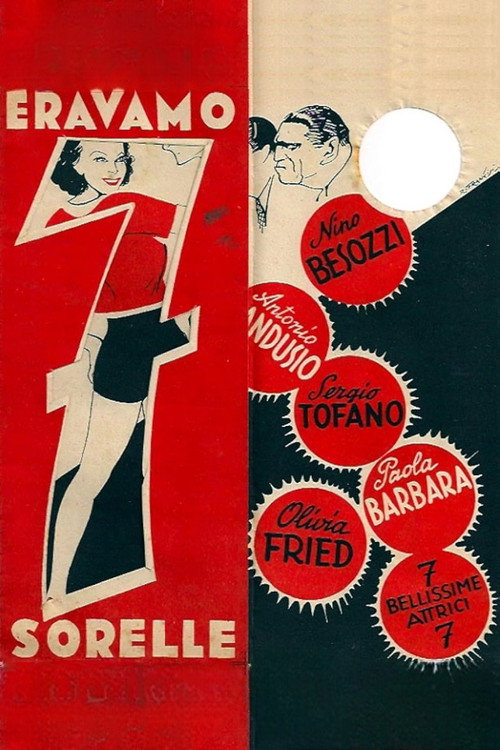 Movie poster for Eravamo 7 sorelle (1937)