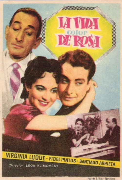 Movie poster for La vida color de rosa (1951)