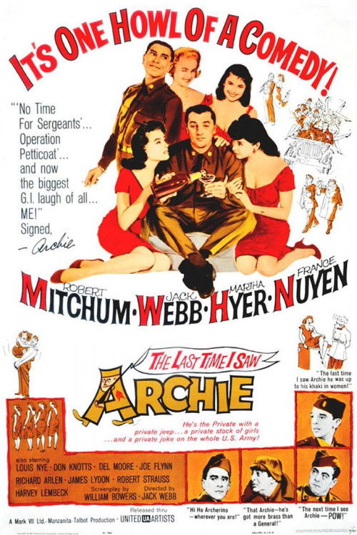 Movie poster for The Last Time I Saw Archie (1961)