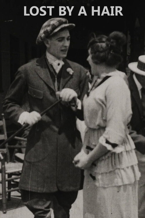 Movie poster for Lost by a Hair (1914)