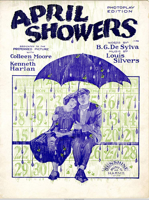 Movie poster for April Showers (1923)