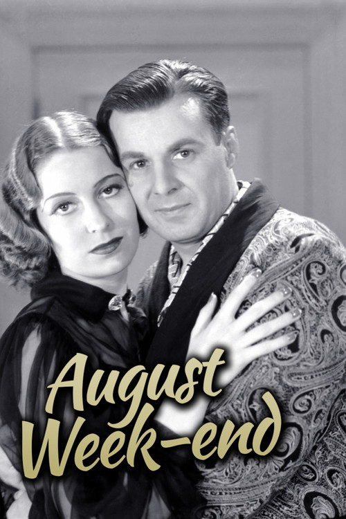 Movie poster for August Week End (1936)