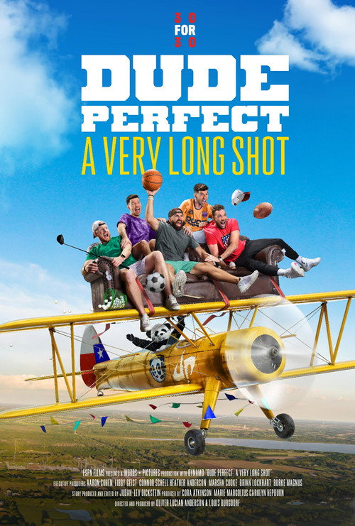 Movie poster for Dude Perfect: A Very Long Shot (2024)