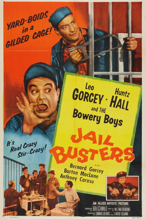 Movie poster for Jail Busters (1955)