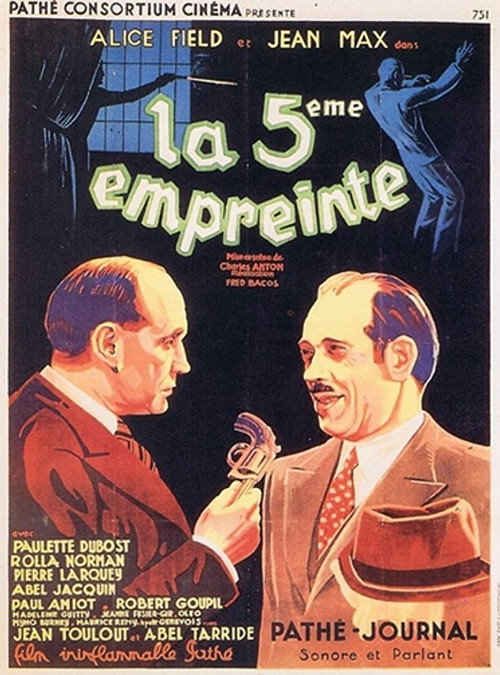 Movie poster for La Cinquième Empreinte (1934)