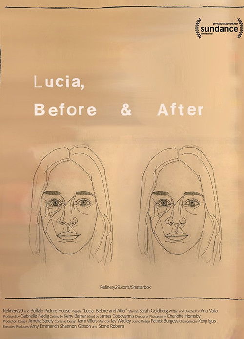 Movie poster for Lucia, Before and After (2017)