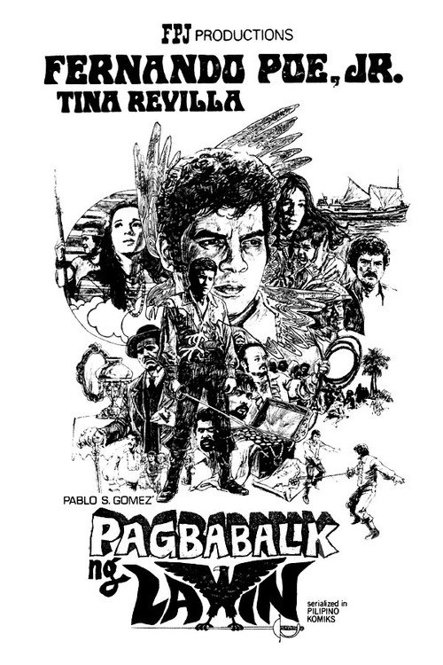 Movie poster for Pagbabalik ng Lawin (1975)