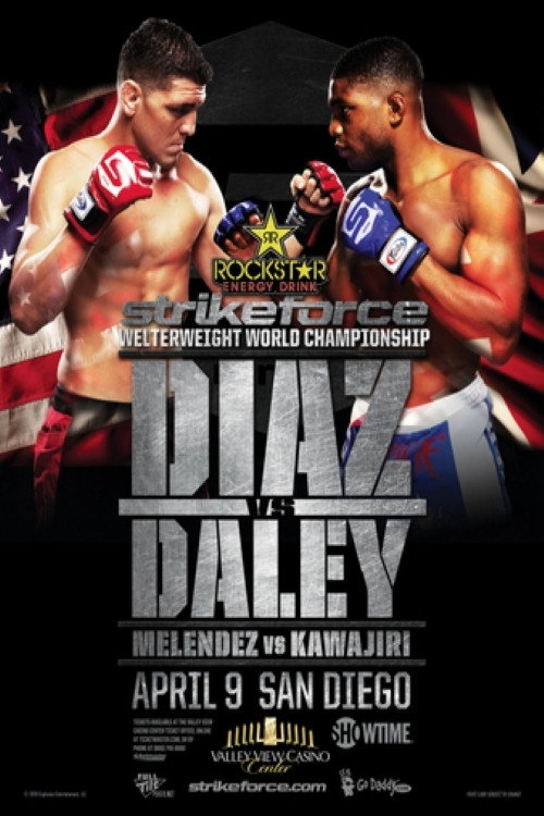 Movie poster for Strikeforce: Diaz vs. Daley (2011)