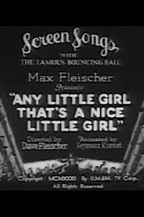 Movie poster for Any Little Girl That's a Nice Little Girl (1931)