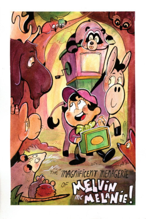 Movie poster for The Magnificent Menagerie of Melvin McMelanie (2016)