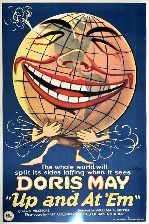 Movie poster for Up and at 'Em (1922)