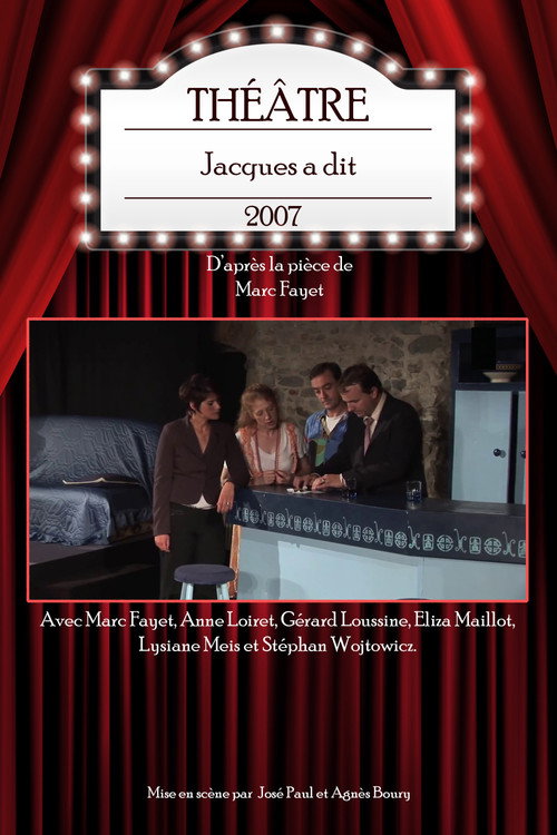 Movie poster for Jacques a dit (2007)