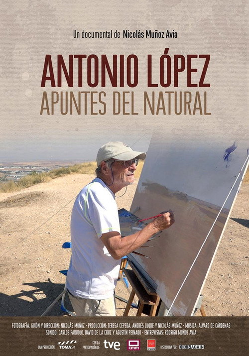 Movie poster for Antonio López: apuntes del natural (2019)