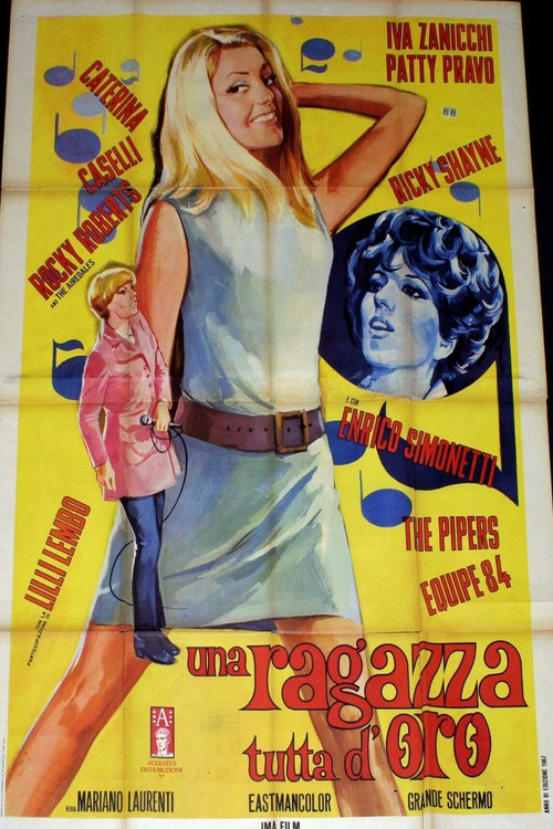 Movie poster for Una ragazza tutta d'oro (1967)