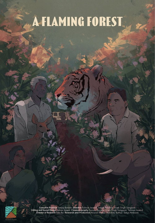 Movie poster for A Flaming Forest