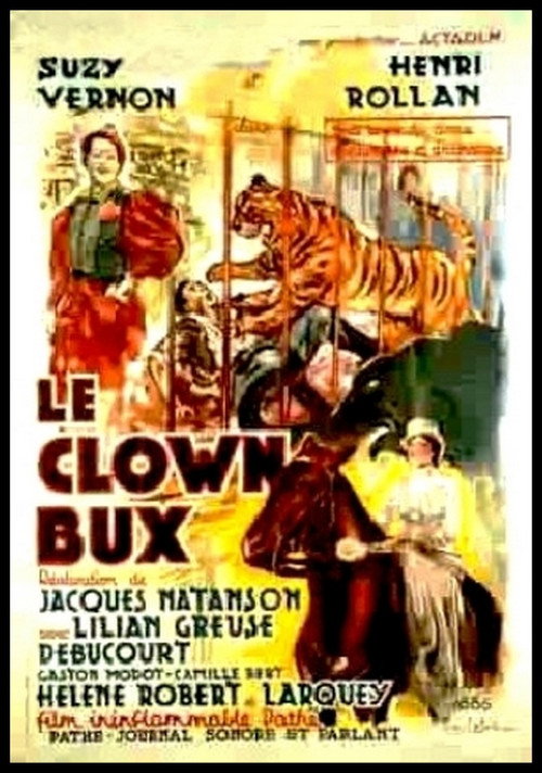 Movie poster for Le Clown Bux (1935)