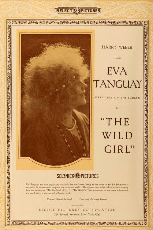 Movie poster for The Wild Girl (1917)