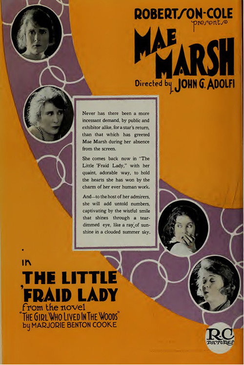 Movie poster for The Little 'Fraid Lady (1920)