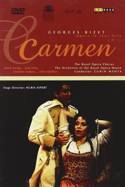 Movie poster for Carmen by Georges Bizet (1991)