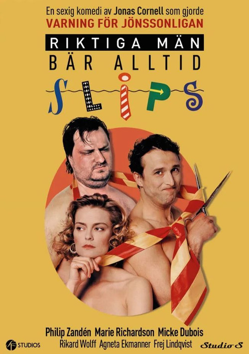 Movie poster for Riktiga män bär alltid slips (1991)