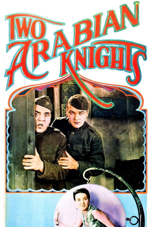 Movie poster for Two Arabian Knights (1927)