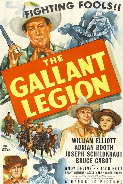 Movie poster for The Gallant Legion (1948)