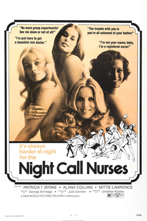 Movie poster for Night Call Nurses (1972)