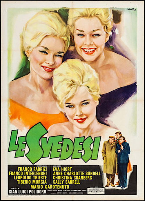 Movie poster for Le svedesi (1960)