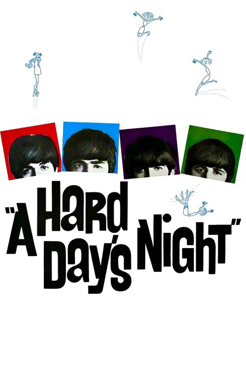 Movie poster for A Hard Day's Night (1964)
