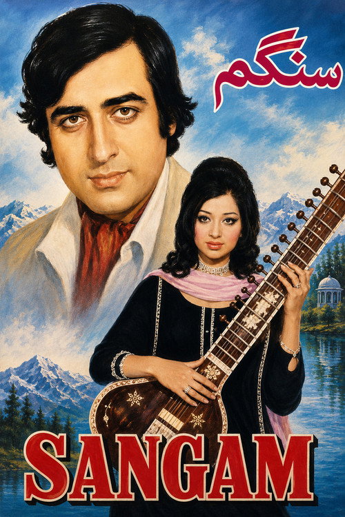 Movie poster for Sangam (1977)