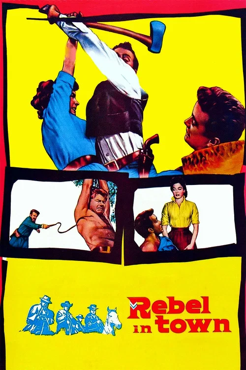 Movie poster for Rebel in Town (1956)