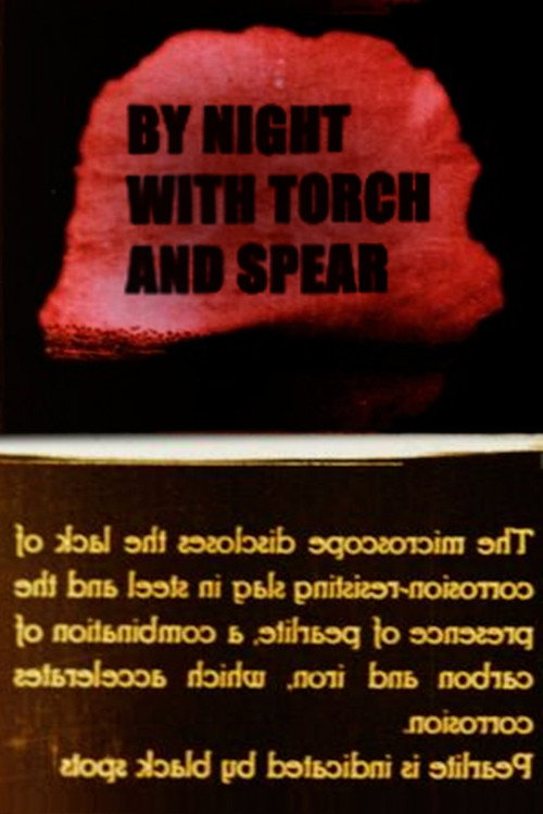 Movie poster for By Night with Torch and Spear (1942)